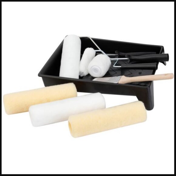 NEW 25 Piece Painting Tools Paint Roller DIY Home Improvement Supplies brushes - Picture 14 of 16